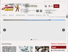 Tablet Screenshot of jonestopsoil.com